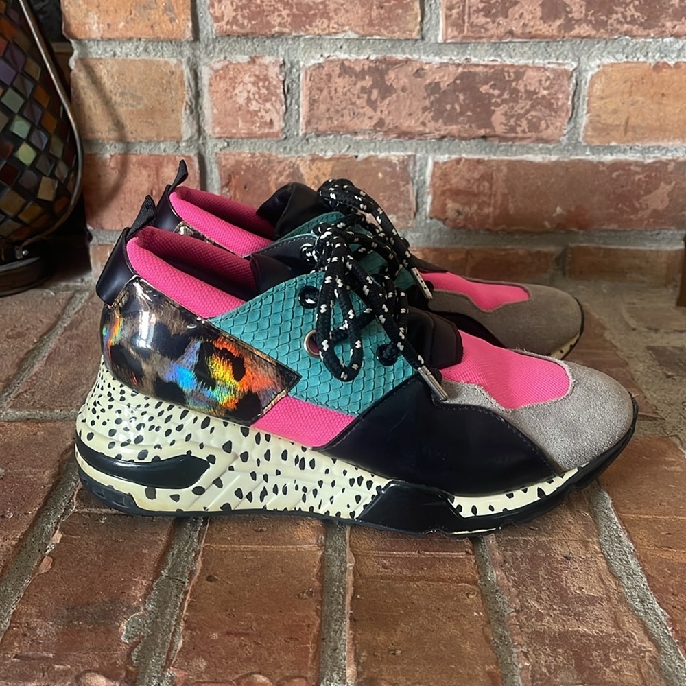 Steve Madden Cliff Multi Color Multi Pattern Snea… - image 2